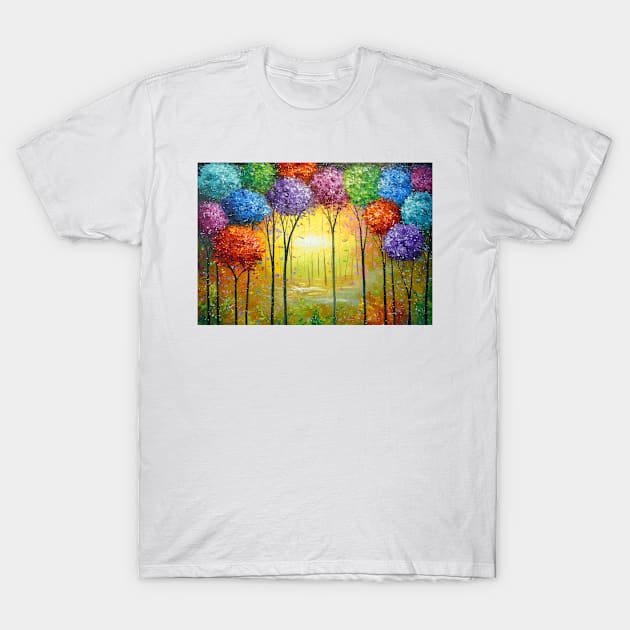Fairytale forest T-Shirt by OLHADARCHUKART